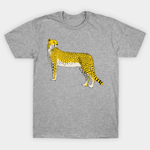 Proud Cheetah T-Shirt by Sticker Steve